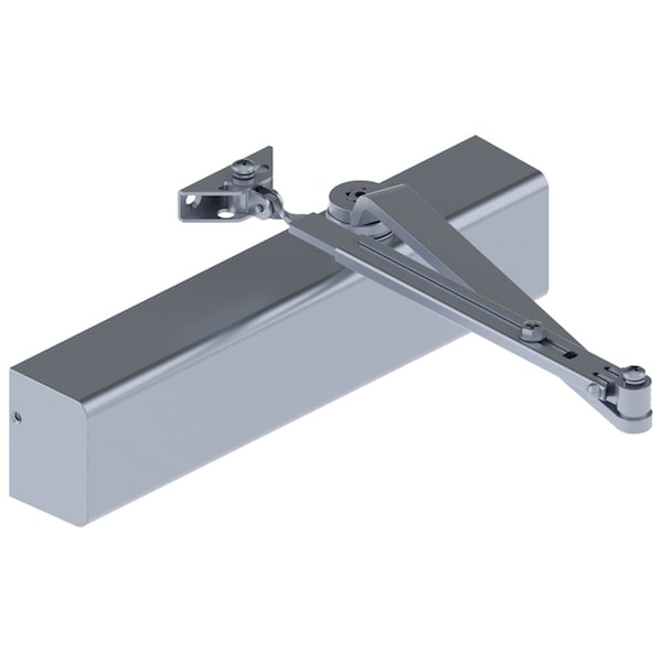 Hager Manual, Hydraulic, Hager Door Coordinators and Closers, Door Closer, Heavy Duty Aluminum 5200-MLT ALM - main